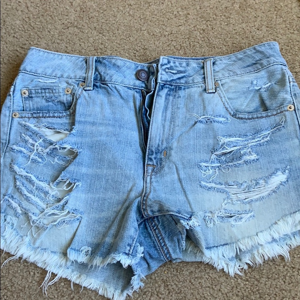 American Eagle hi rise shorts